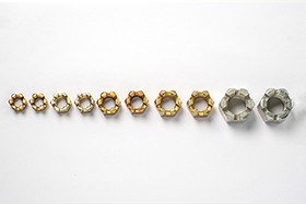 2型六角開(kāi)槽螺母Q383 Q383B(GB9458) 系列